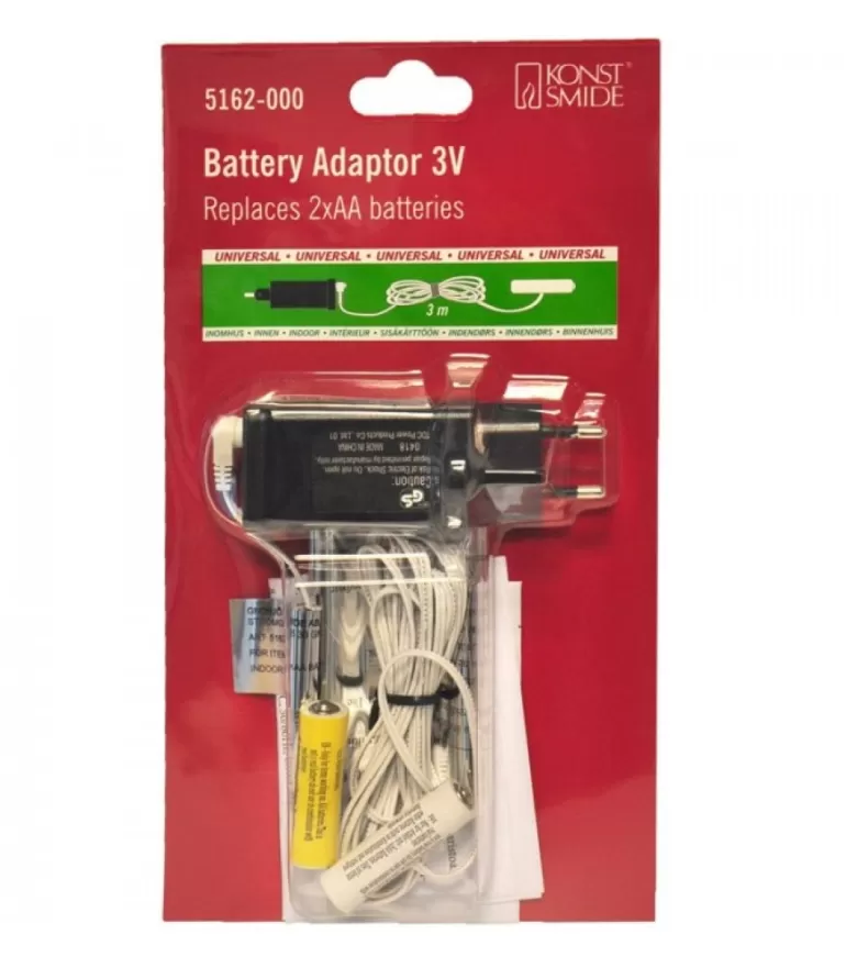 New Adaptateur Secteur Pour Articles Sur Piles 2 X 1,5 V Aa Adaptateur Secteur Pour Articles Sur Piles