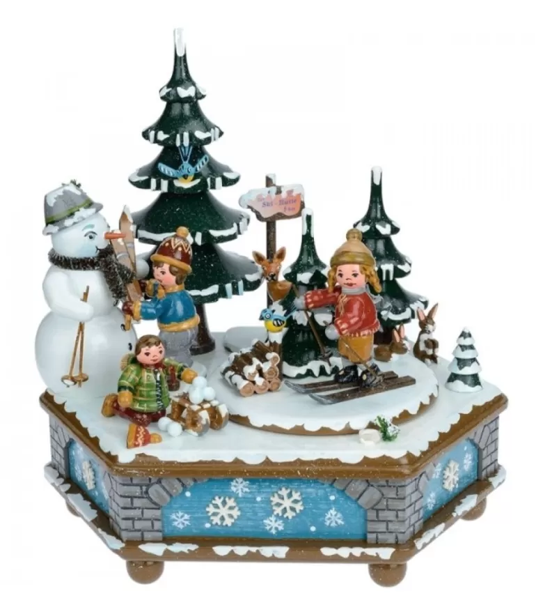 Cheap Boite A Musique Noël, Jeux D'Enfants Dans LÀ Neige Boite A Musique Noël