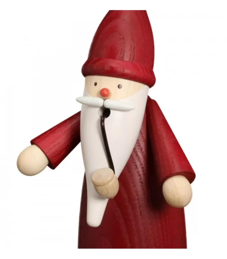 Sale Bonhomme Fumeur Père Noël Manteau Rouge Bonhommes Fumeurs D'Encens Allemand