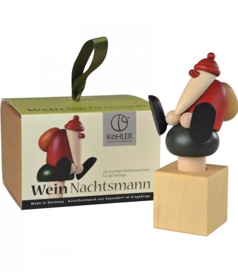 Best Sale Bouchon Pour Vin Blanc, Père Noël Père Noël En Bois
