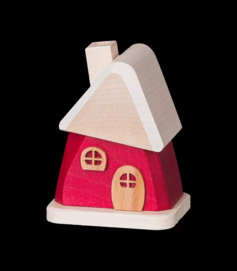 Cheap Brule-Encens Maison Rouge Bonhommes Fumeurs D'Encens Allemand
