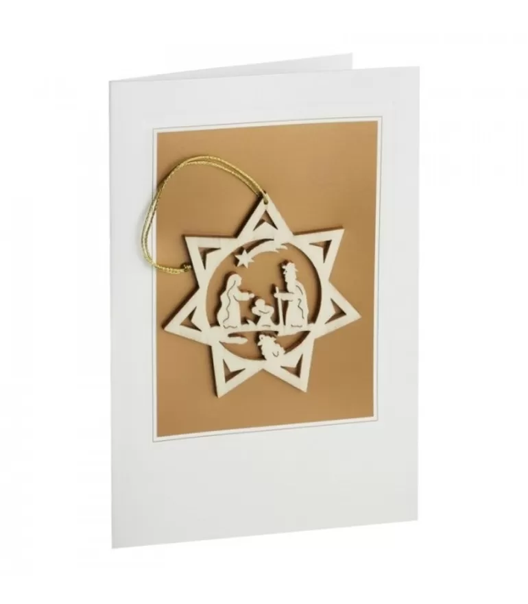 Cheap Carte De Voeux Avec Motif Nativite Carte De Voeux