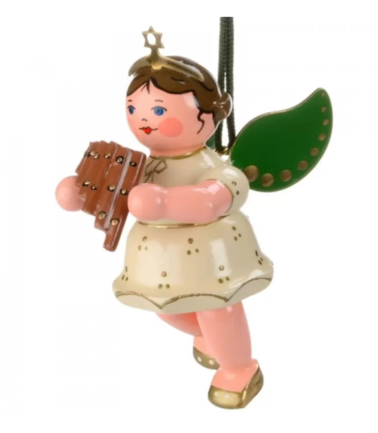Flash Sale Déco Sapin De Noël, Ange Et Flute De Pan Déco Sapin De Noël Vintage