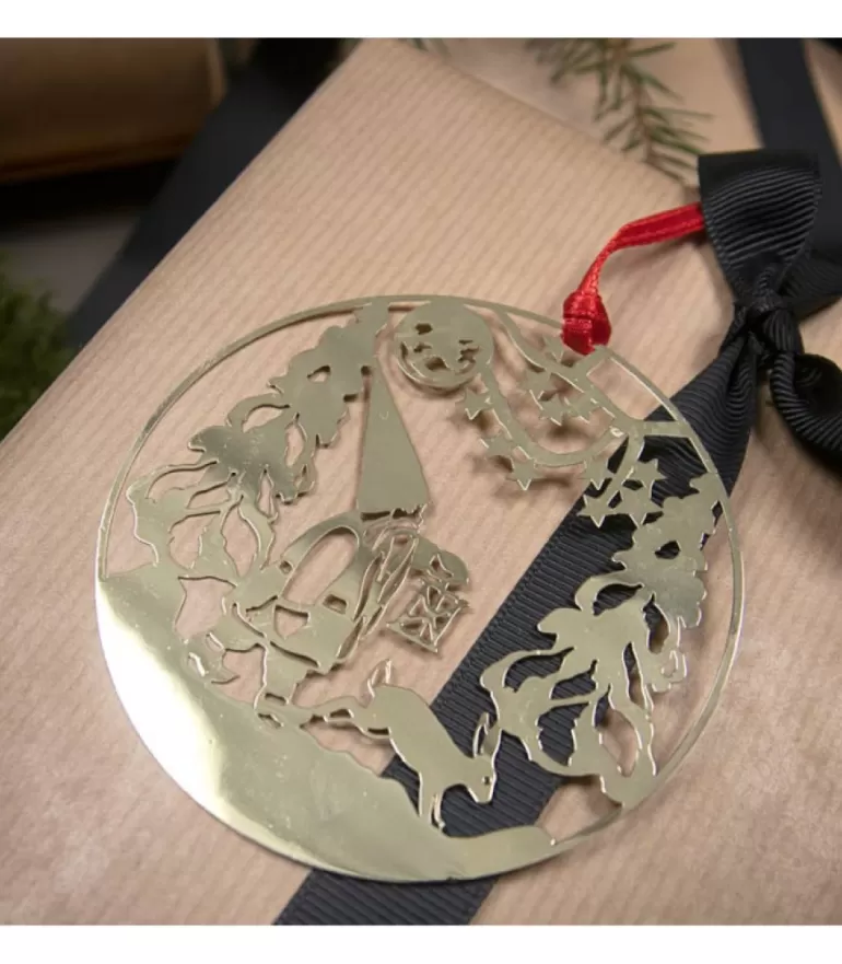 Fashion Déco Sapin De Noël, Lutin Marchant Dans La Foret Déco De Noël Scandinave