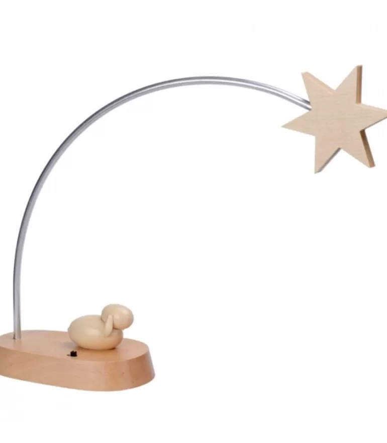 Cheap Etoile De Noël Electrique A Led Sur Socle, 21 Cm Crèche De Noël Moderne
