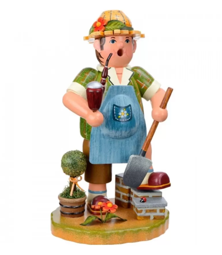 Clearance Personnage Brule-Encens Jardinier Bonhommes Fumeurs D'Encens Allemand