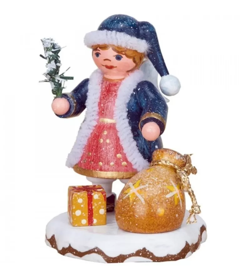 Best Village De Noël Miniature, Figurine Ange Sac A Jouets Village De Noël Miniature